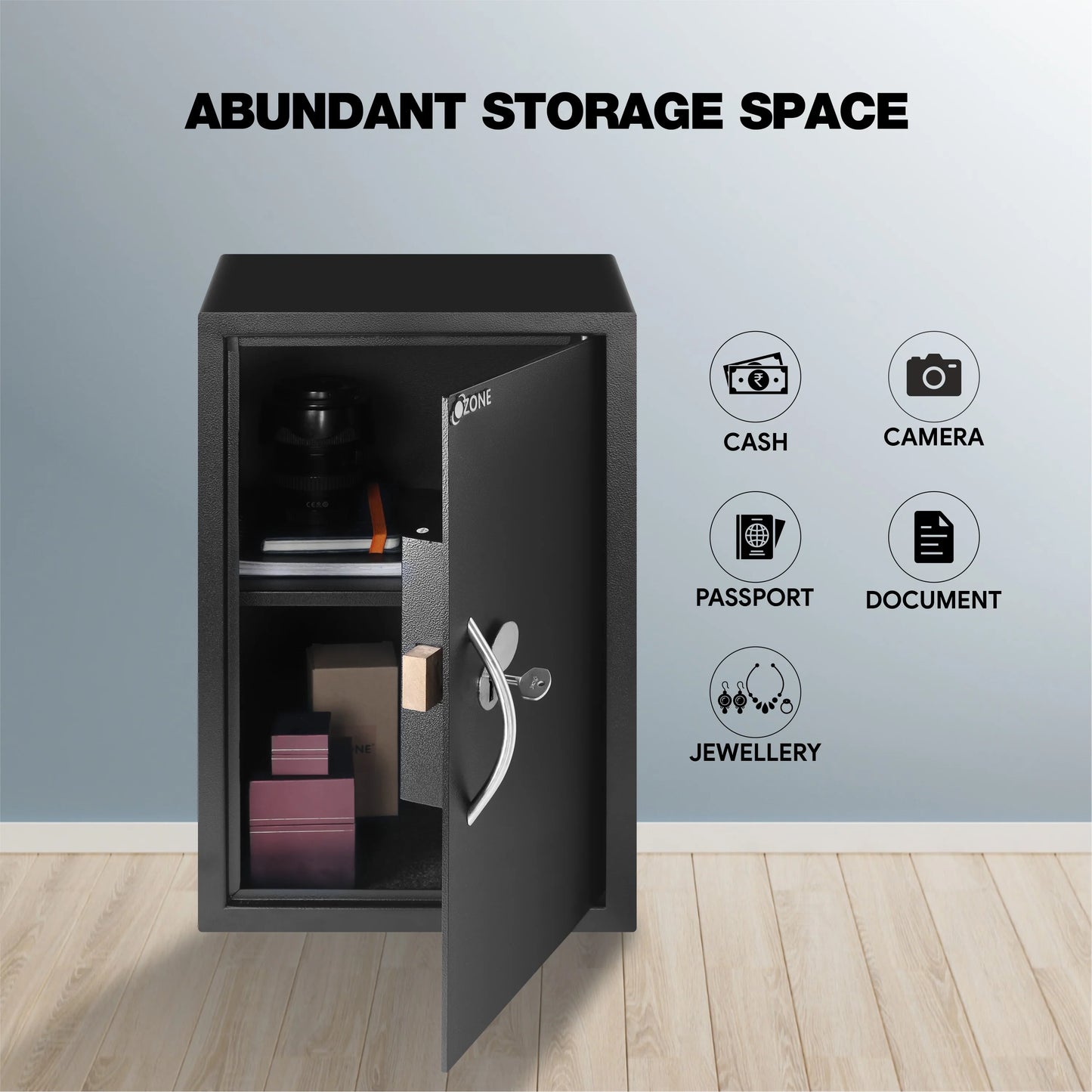 Ozone Convenio Manual- 12 | Mechanical Safe | 55 Litres | 24.70kg