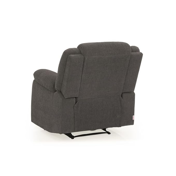 duroflex Avalon Fabric Recliner in Saddle Brown Color