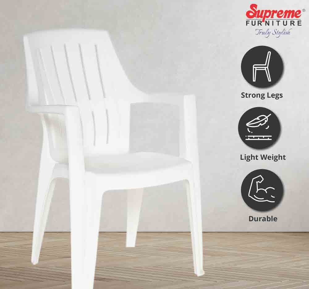 Supreme Turbo Super Brown Plastic Chair