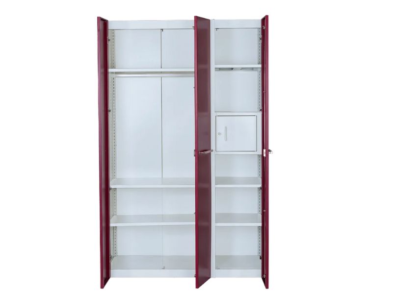 Geeken Broadway 3 Door Steel Almirah