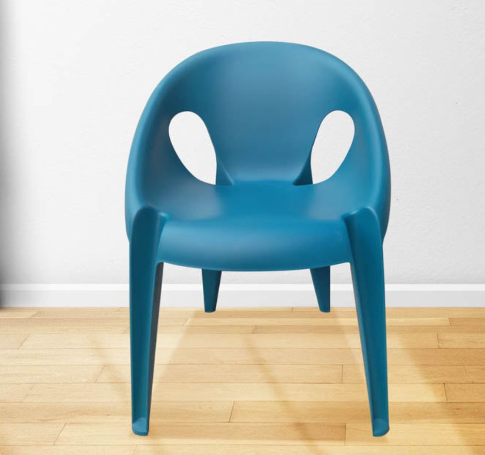 Supreme Tulip Green Plastic Chair