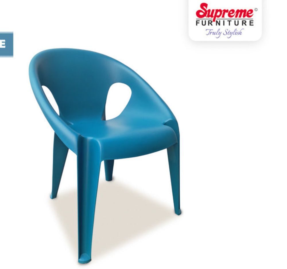Supreme Tulip Green Plastic Chair