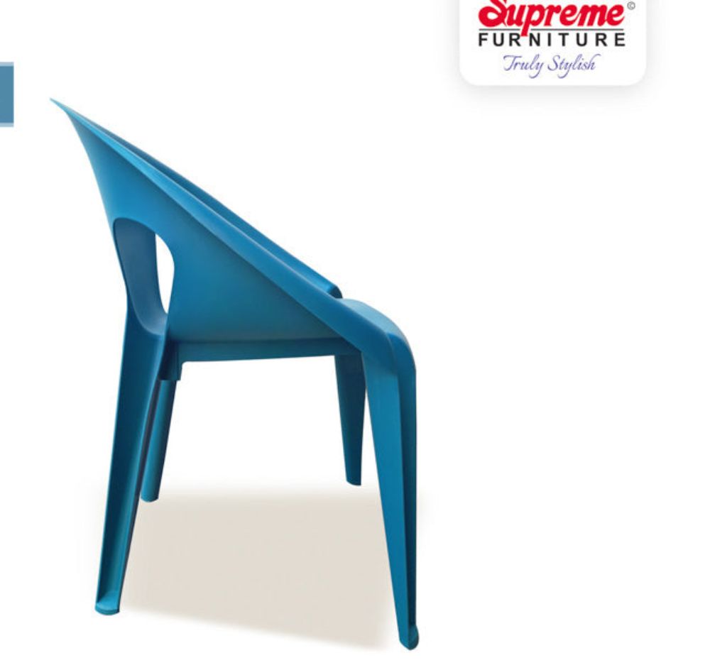 Supreme Tulip Green Plastic Chair