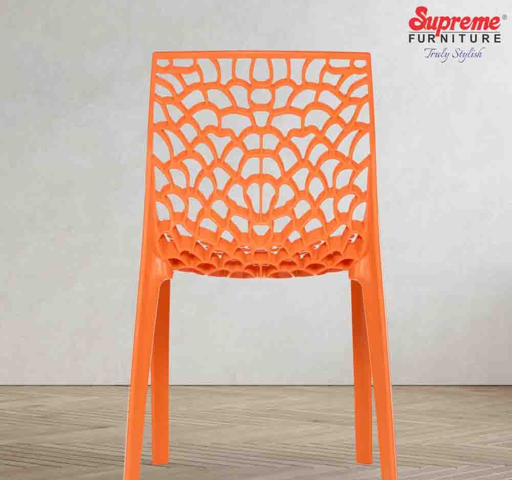 Supreme Web Red Plastic Chair