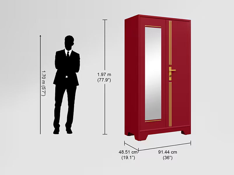 Godrej interio Centurion Plus 2 Door Steel Almirah