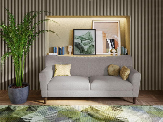 Bevelark Sofa (Taupe)
