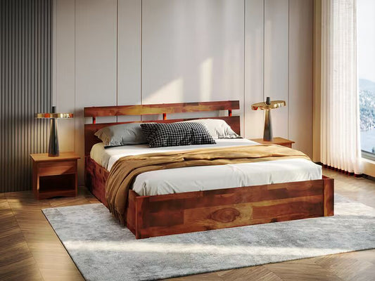 Zanza King Size Sheesham  Bed