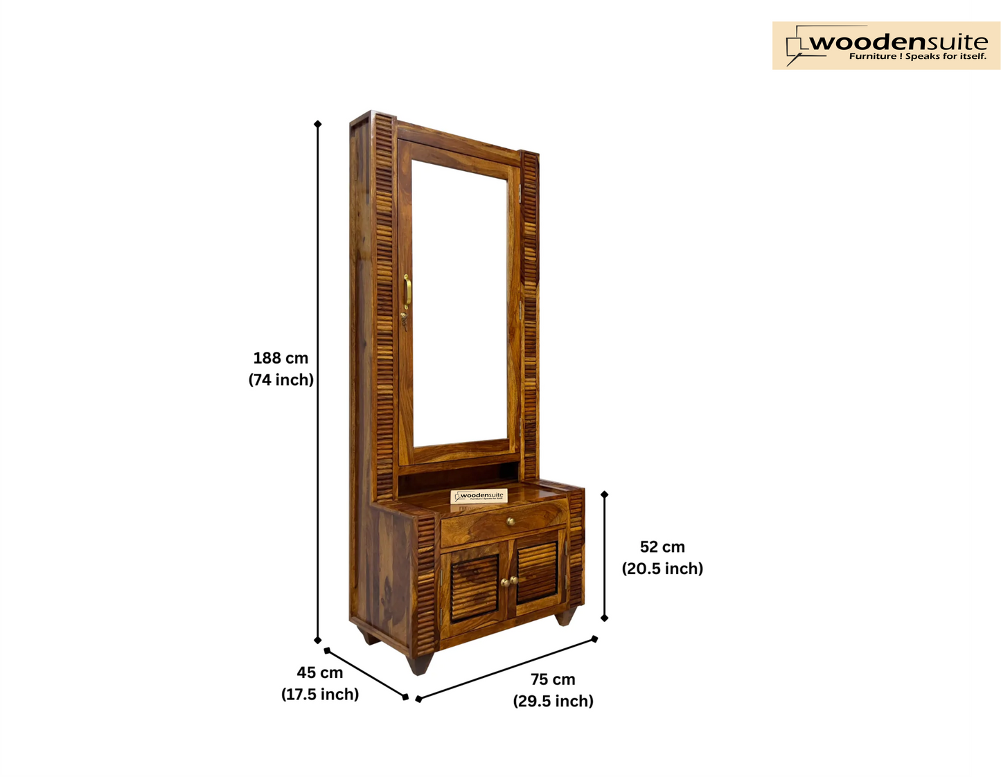 Sheesham Wood Dressing Table - Group Designed