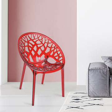 Nilkamal Crystal Polycarbonate Plastic Chair