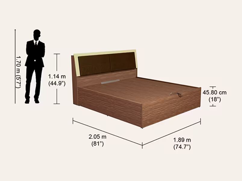 Upmods Stash King Size Bed