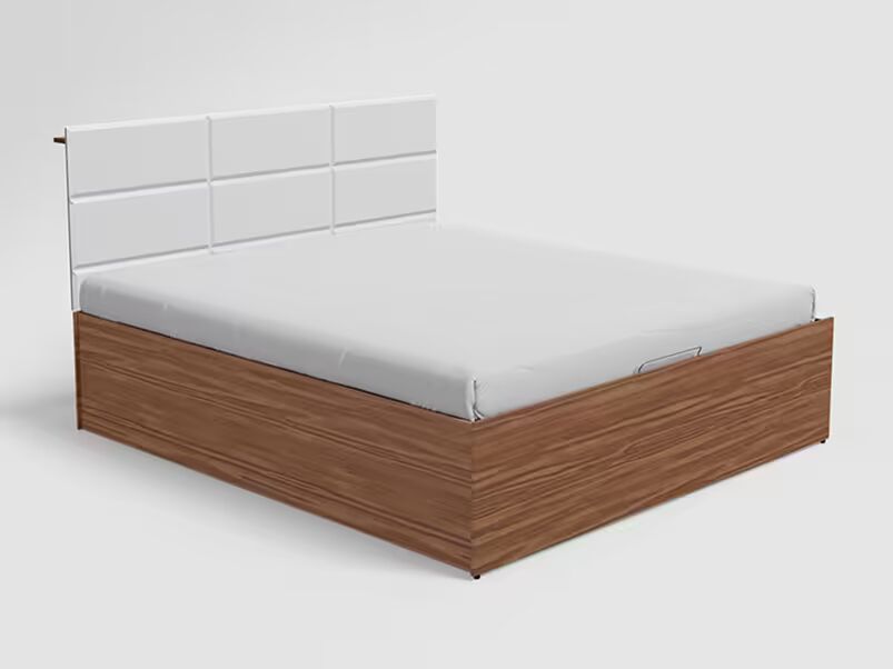 Upmods White Chocolate King Size Bed