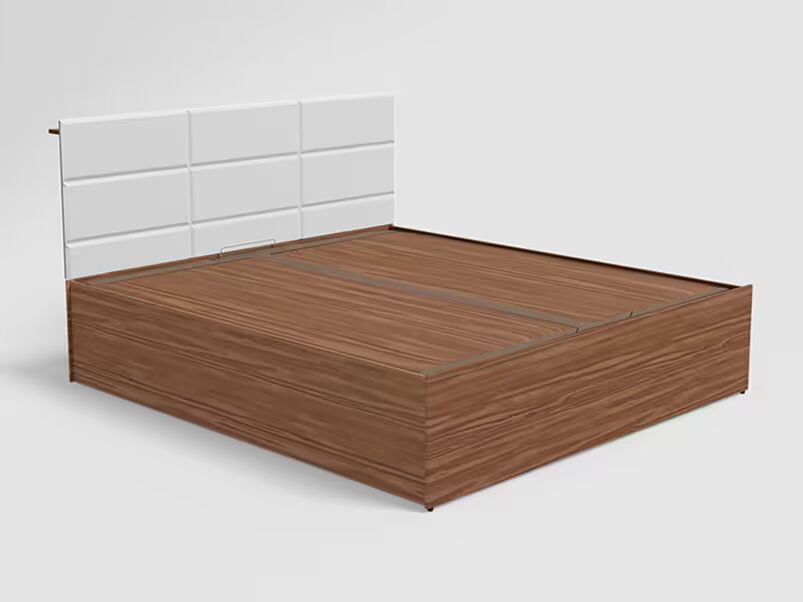 Upmods White Chocolate King Size Bed