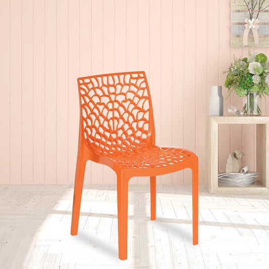Supreme Web Orange Plastic Chair