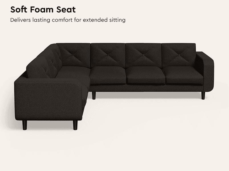 Zompy Sofa (Dark Brown)