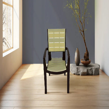 Italica 5115 Designer Brown Plastic Chair