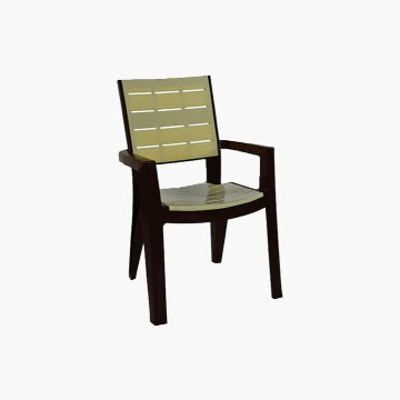 Italica 5115 Designer Brown Plastic Chair