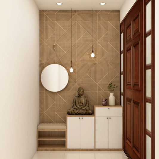 BHS Interio Modern Foyer Wall Paneling With Pvc Hard Panel