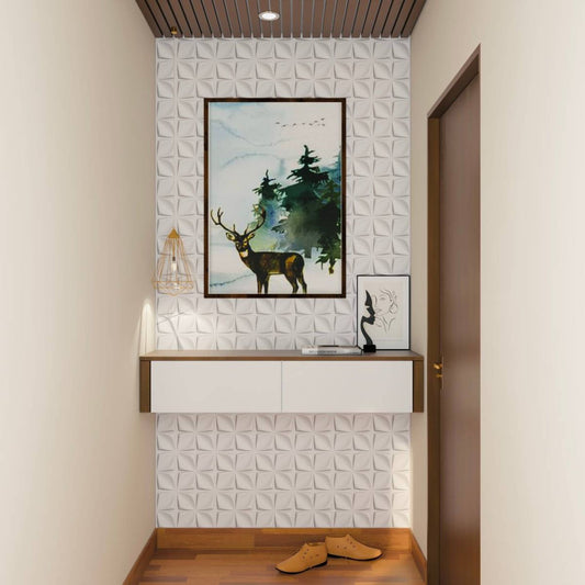 BHS Interio Modern Foyer Wall Paneling With Pvc Hard Panel