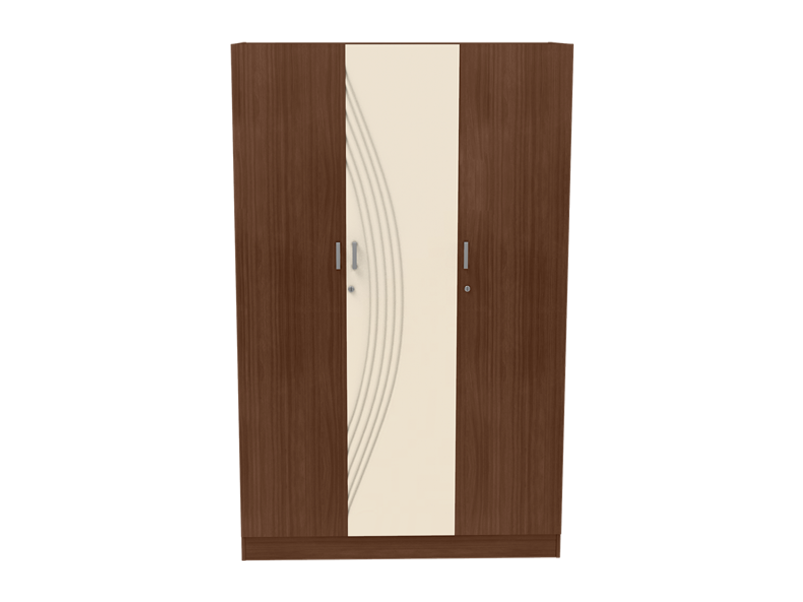 Godrej Allura Wooden Wardrobe 3 Door