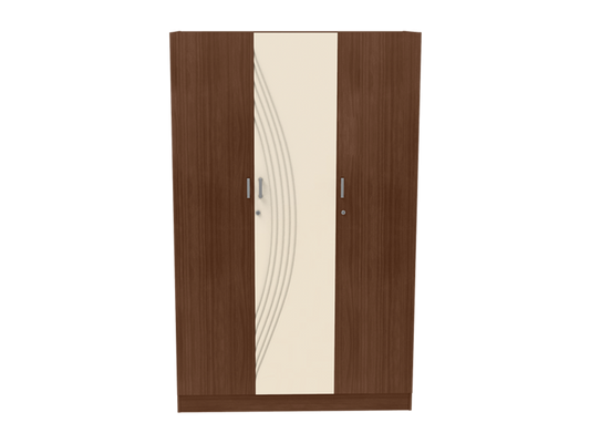 Godrej Allura Wooden Wardrobe 3 Door