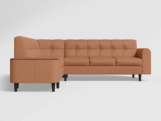 Godrej Orbit L Shape  Sofa Synthetic Leather 5 Seater