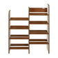 Nilkamal Vesper 8 Tier Shoe Rack (Walnut and White)