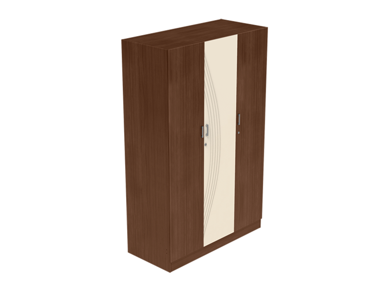 Godrej Allura Wooden Wardrobe 3 Door