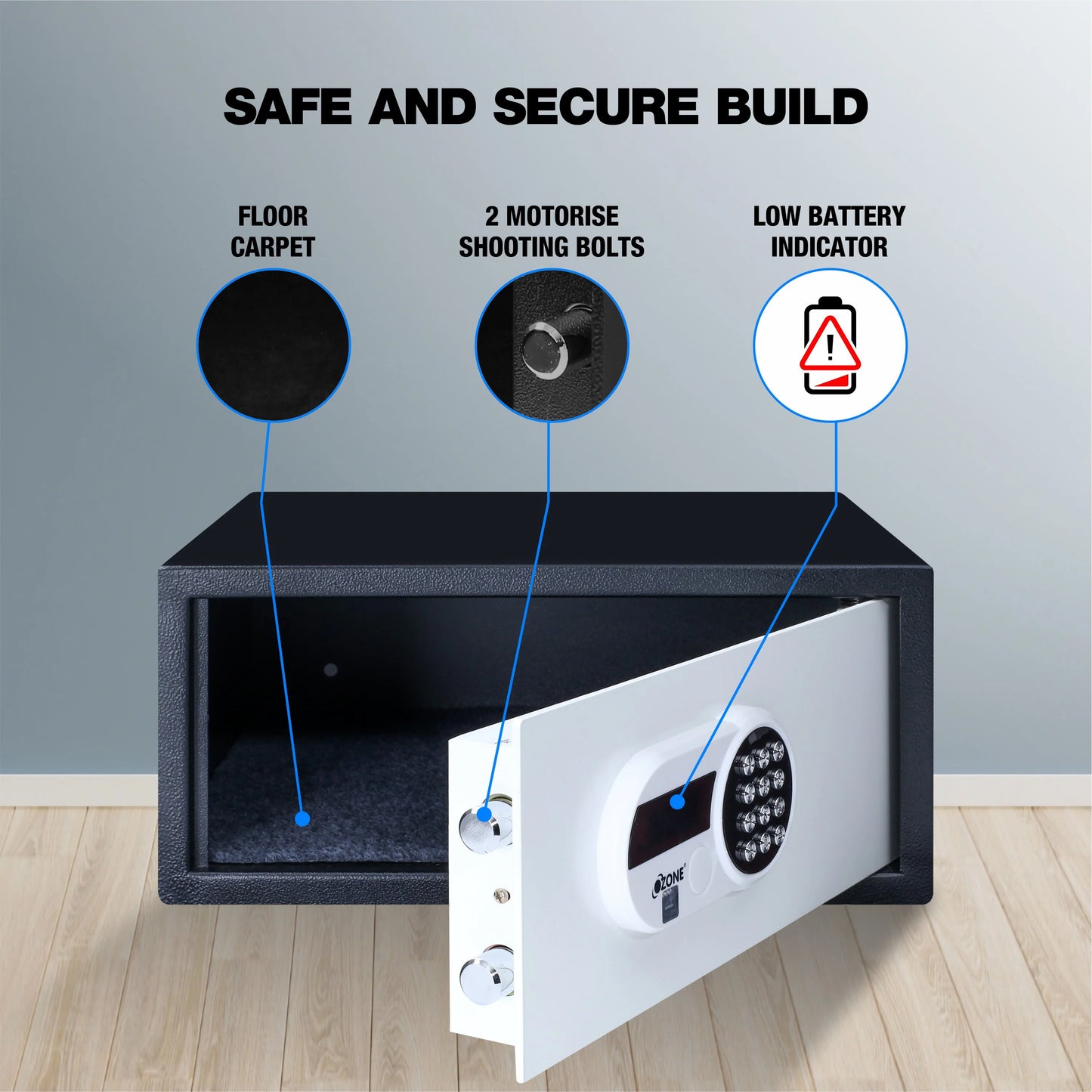 Ozone O-Laptop | Digital Safe | 26.7 Litres | 11kg