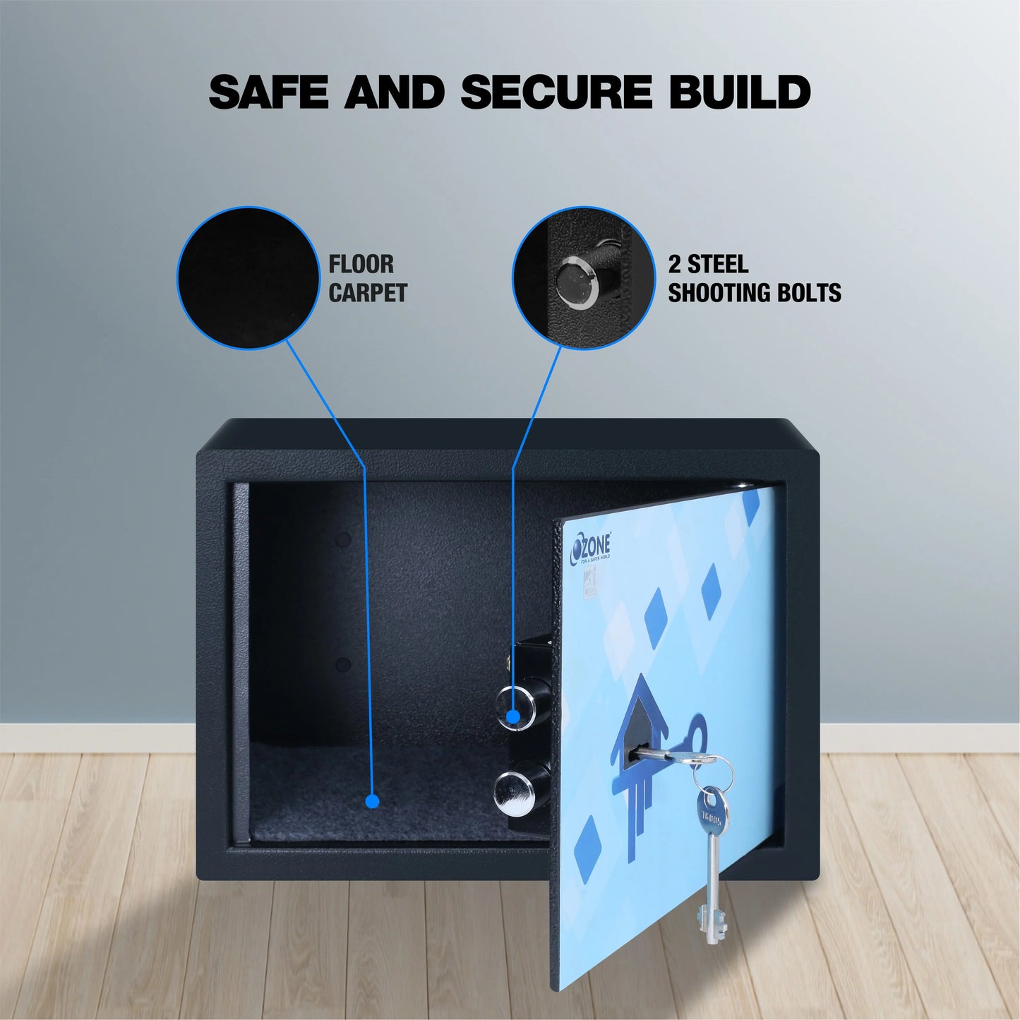 Ozone Convenio Manual- 11 | Mechanical Safe | 15.5 Litres | 9kg