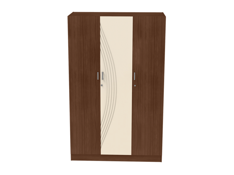 Godrej Allura Wooden Wardrobe 3 Door