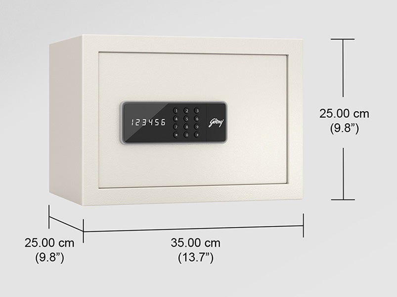 NX Pro 15 Litres Digital Home Locker Electronic Motorized Lock