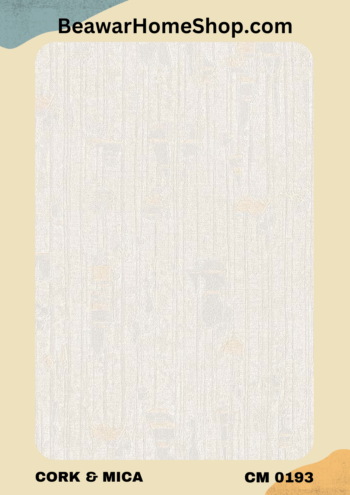 DC Cork & Mica Effect Wallpaper CM 0191-96