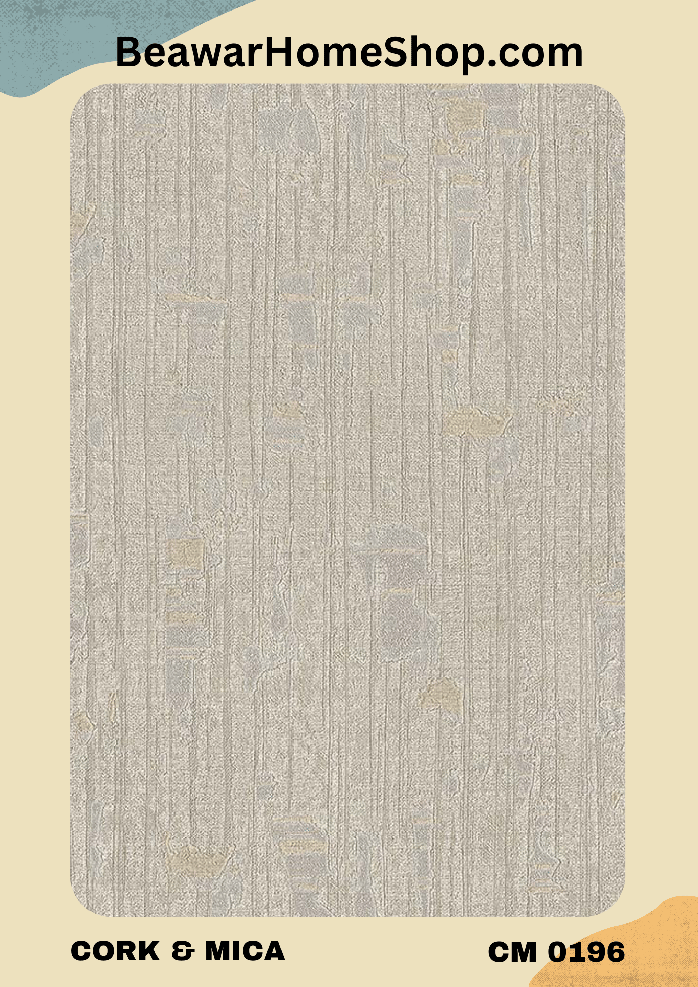 DC Cork & Mica Effect Wallpaper CM 0191-96