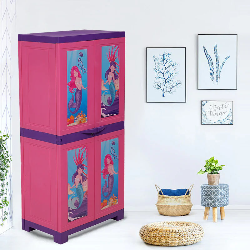 Supreme Fusion Doll Maxi Plastic Storage Cabinet ( Pink And Purple )