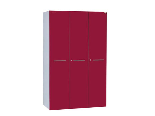 Geeken Broadway 3 Door Steel Almirah