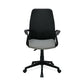 Nilkamal Solitaire Mid Back Chair (Grey And Black)