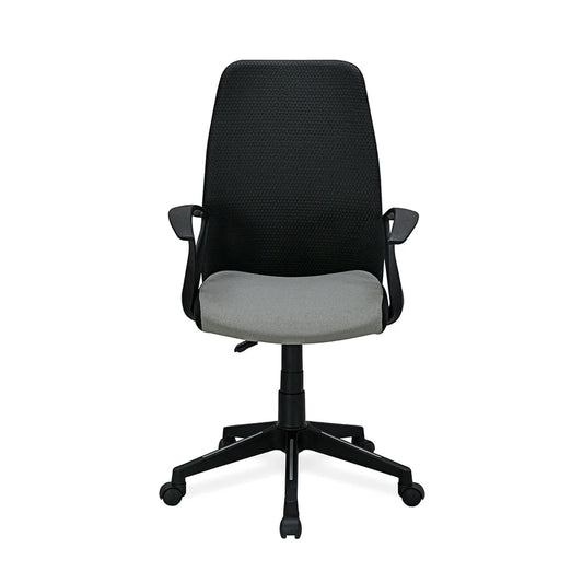 Nilkamal Solitaire Mid Back Chair (Grey And Black)
