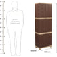Supreme Fusion 03 Plastic Storage Cabinet ( Brown / Cream )