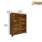 Sheesham Wood Shoe Rack with Drawers