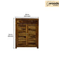 Sheesham Wood Shoe Rack with Drawers