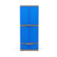 Nilkamal Freedom FMDR 1C Plastic Storage Cabinet with 1 Drawer (Blue and grey)