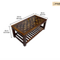 Sheesham Wood Coffee Table/ Centre Table-Niwar Designs 