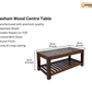 Sheesham Wood Coffee Table/ Centre Table-Niwar Designs 