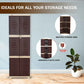 Supreme Fusion 03 Plastic Storage Cabinet ( Brown / Cream )