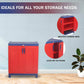 Supreme Rhythm Plastic Storage Cabinet ( Red And Blue )