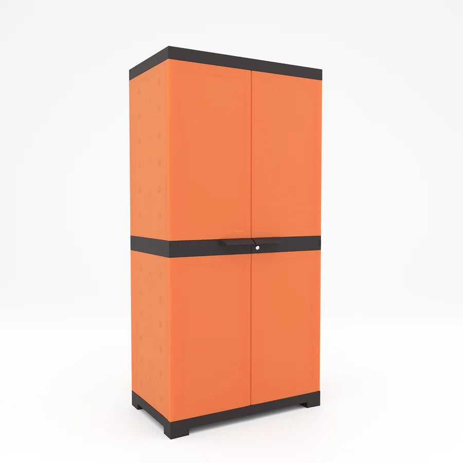 Nilkamal Freedom Mini Shoe Cabinet 18 (Rust and Weathered Brown)