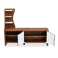 Nilkamal Caspian Wall Unit (Walnut and White)