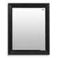Nilkamal Gem Plastic Cabinet with Mirror (Black)