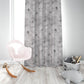 BHS interio Premium Customized Printed Blackout Curtain with Lining for Doors & Windows, Gray