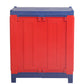Supreme Rhythm Plastic Storage Cabinet ( Red And Blue )